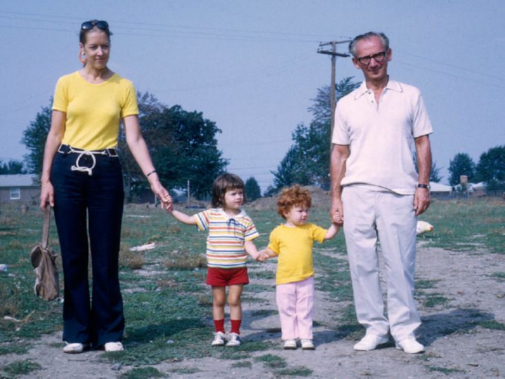  - Linda and Kate Ostrove, Anita and her Granddad